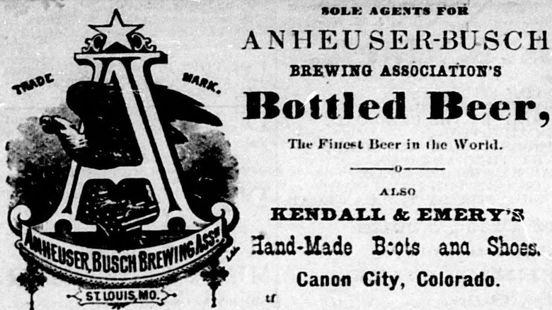 1880 Anheuser-Busch advertisement 