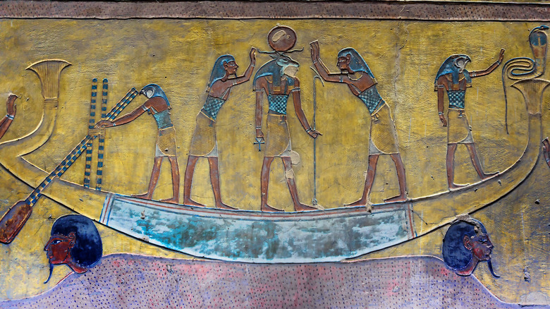 Egyptian Boat Hieroglyph