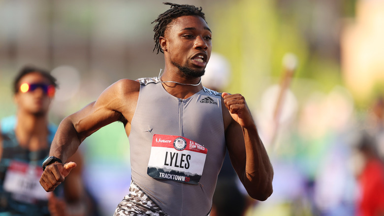 Noah Lyles sprinting