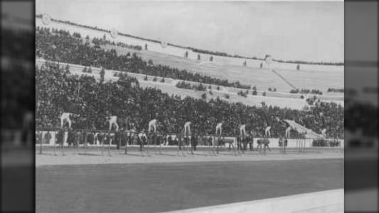 Parallel bars at first modern Olympics