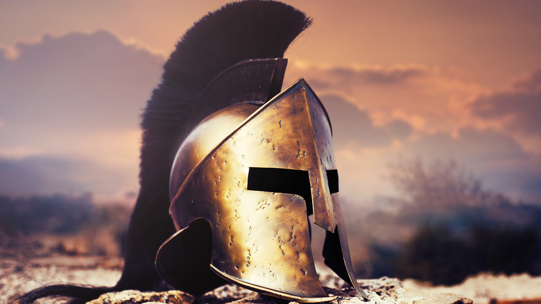 greek helmet