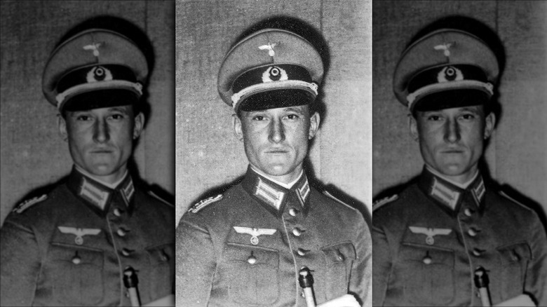 Heinz Brandt in his Nazi uniform