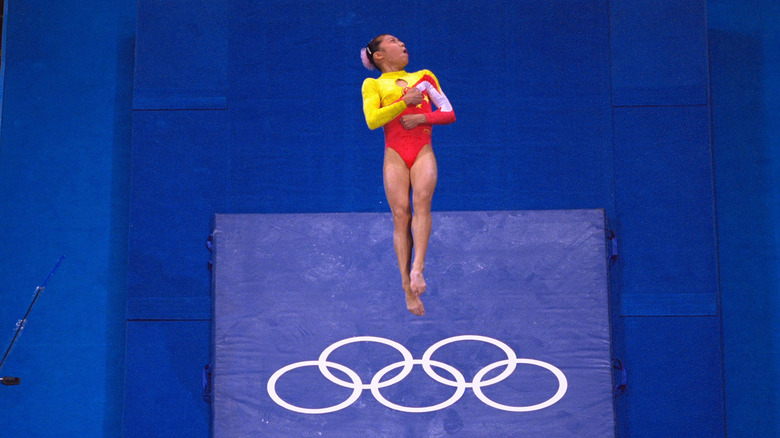 Chinese gymnast Dong Fangxiao