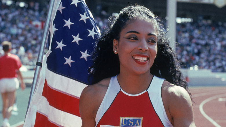 Florence Griffith Joyner at Olympics