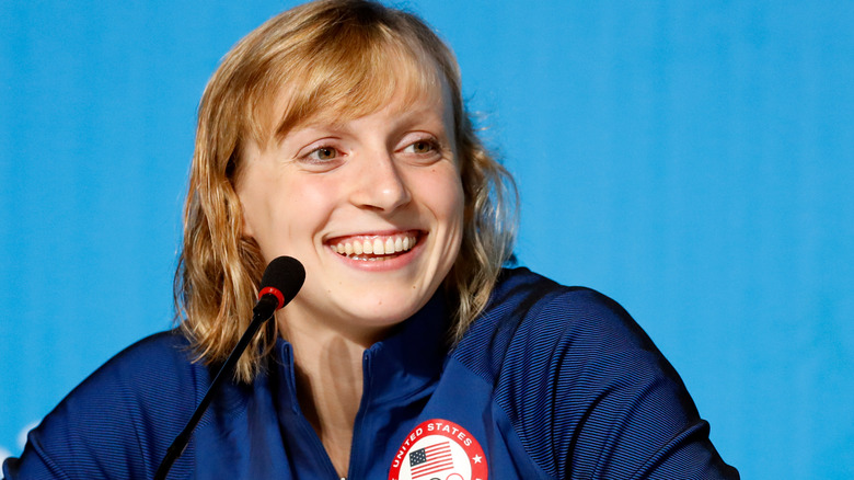 Olympian swimmer Katie Ledecky