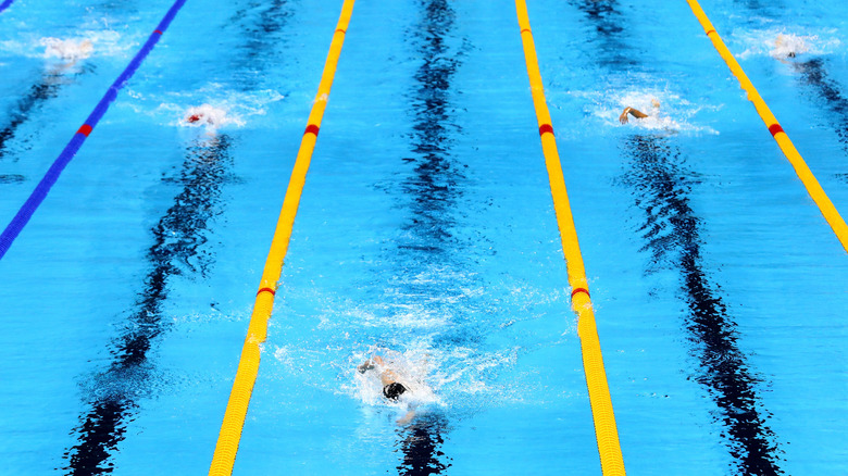 Katie Ledecky swimming