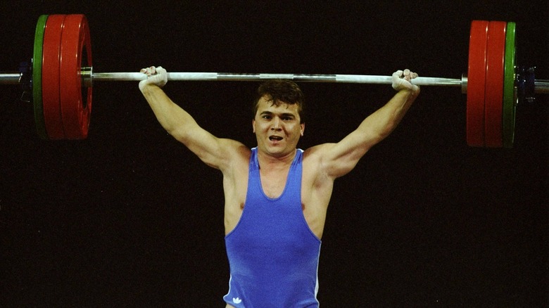 Naim Süleymanoğlu competing in 1992