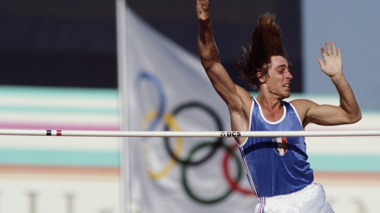 Thierry Vigneron competing at 1984 Olympics