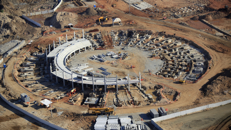 Construction continues at the athlete's village Rio Olympics
