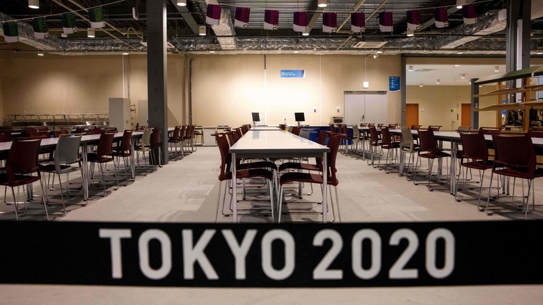 Tokyo Olympic Village dining room