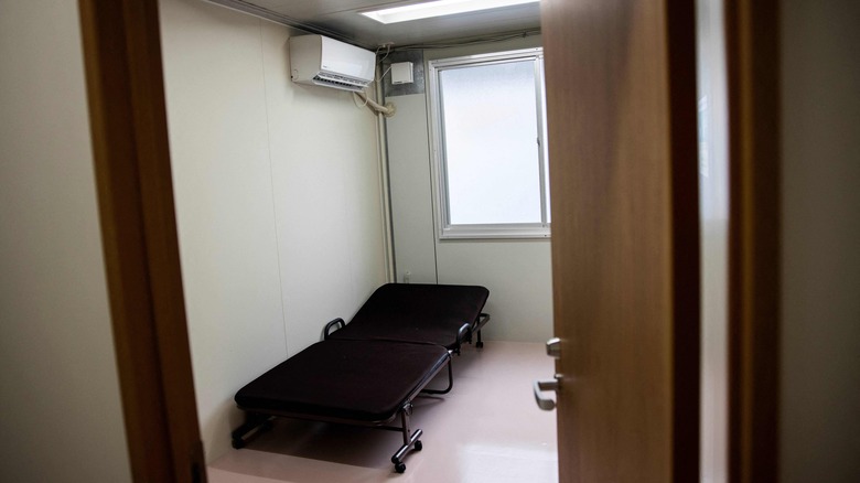 Fever clinic isolation area in Tokyo Olympic village