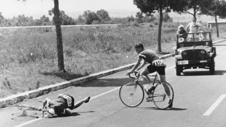 Knud Jensen collapses at 1960 Olympics
