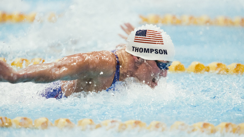 Jenny Thompson swimming