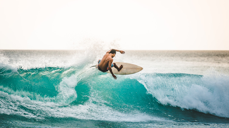 Surfer in Hawaii