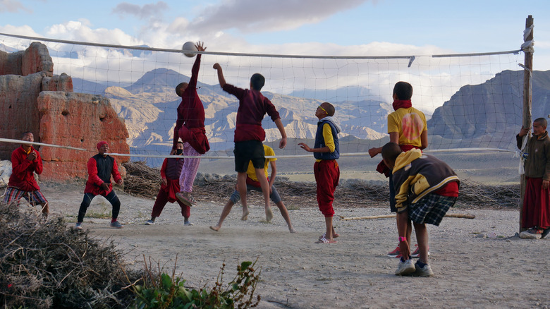 volleyball in Nepal