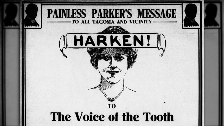 newspaper ad painless parker