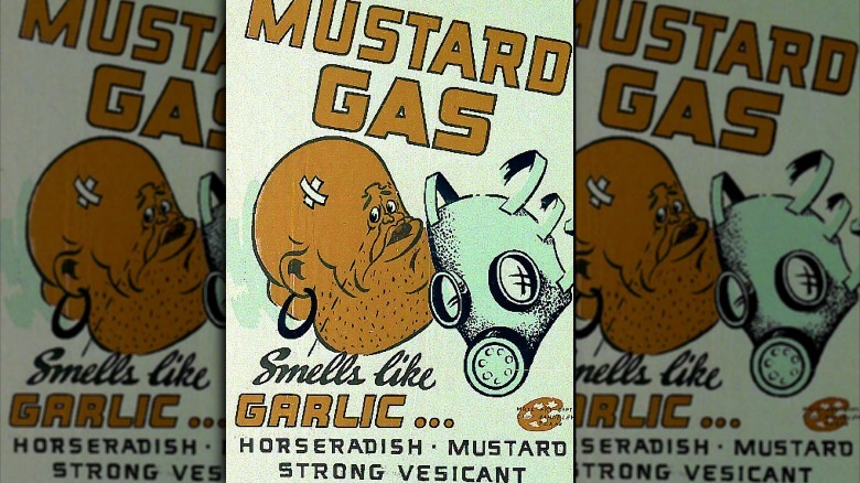 mustard gas wwII poster