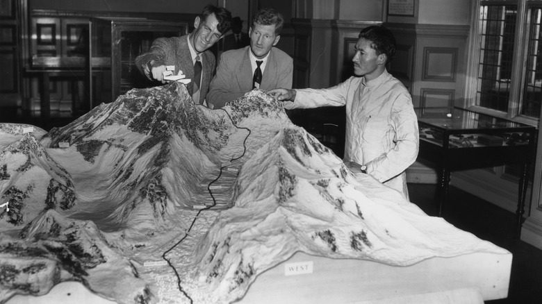 Sir Edmund Hillary and Tenzing Norgay describe their ascent of Everest