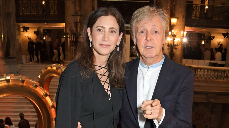 Paul McCartney and wife Nancy Shevell in 2020