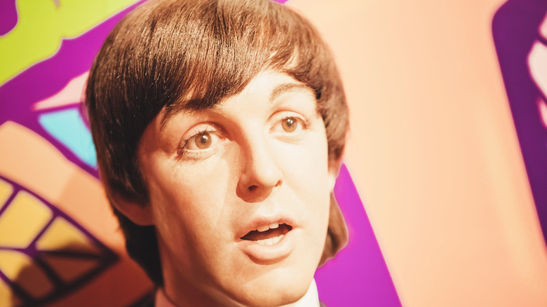 Wax figure of Paul McCartney