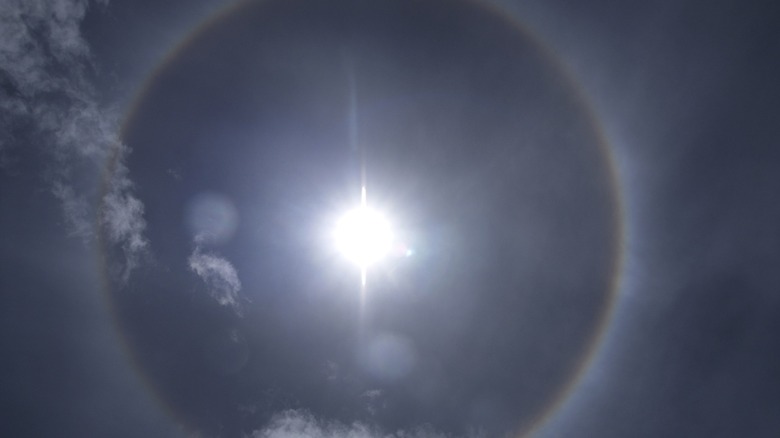 halo around the sun