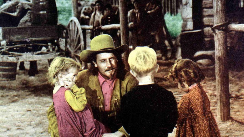 buffalo bill cody talking to kids