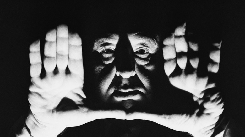 Alfred Hitchcock hand frame