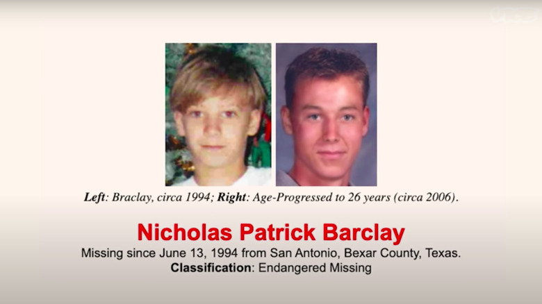 Nicholas Barclay missing poster