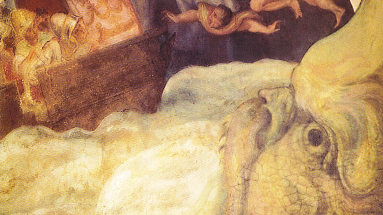 Fresco of Odyseus and Kharybdis