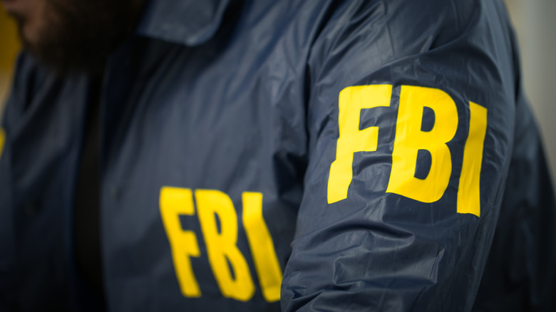 FBI agent in uniform jacket