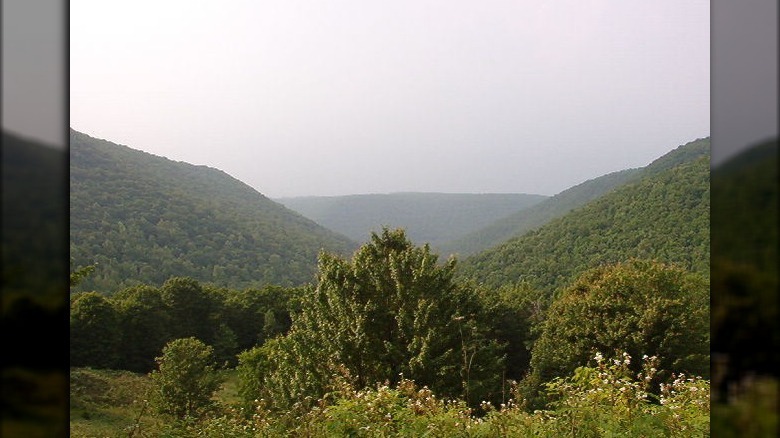 Elk County overlook, Pennsylvania