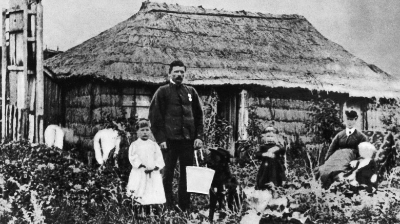 historic family at home in New Zealand