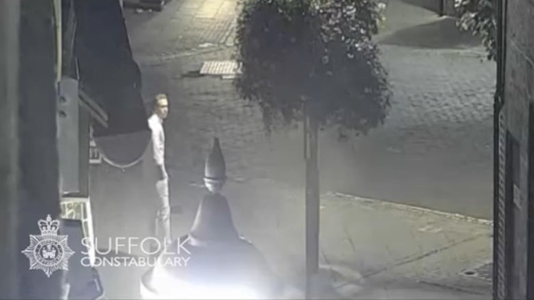 Corrie McKeague seconds before disappearing