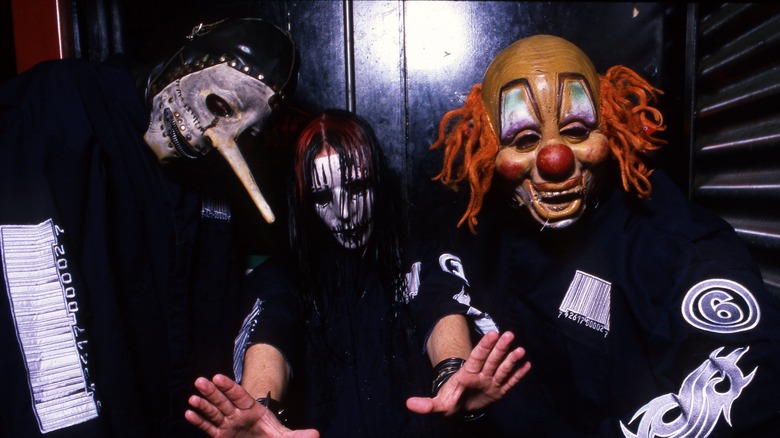 Slipknot trio in their creepy masks