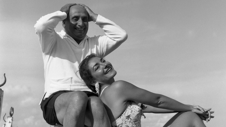 Maria Callas and Giovanni Meneghini