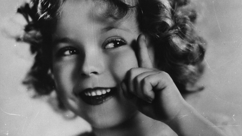 Shirley Temple smiling