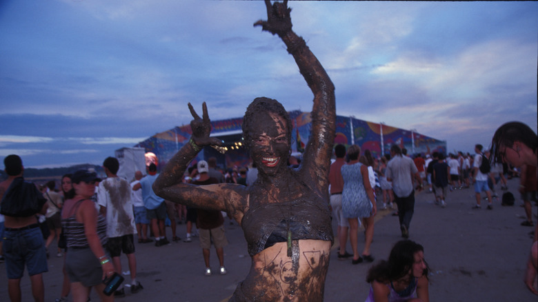 Woodstock '99 mud-covered attendee