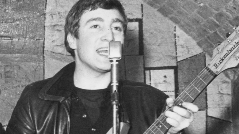 John Lennon performs at Cavern Club