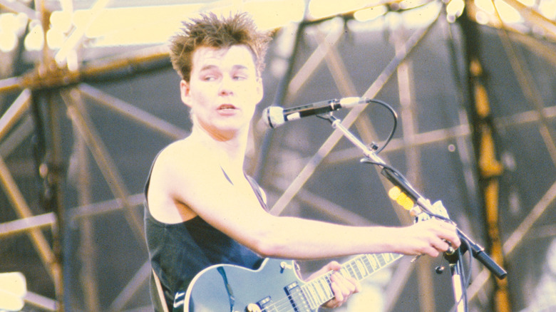 Stuart Adamson performing on stage