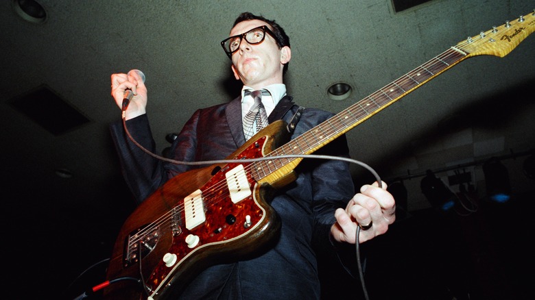 Elvis Costello on stage in California 1978