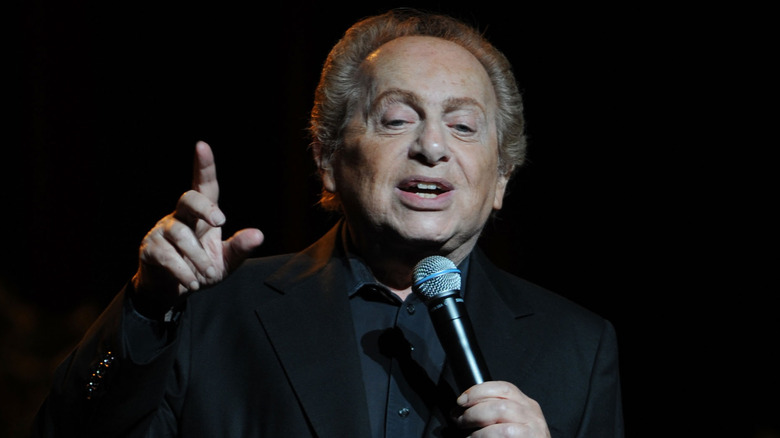 Jackie Mason performs in 2008