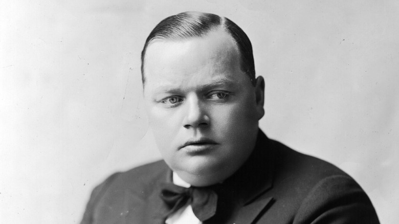 Fatty Arbuckle serious bow tie