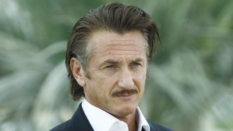 Sean Penn mustache suit