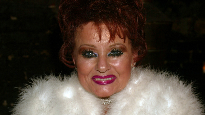 Tammy Faye backstage during 