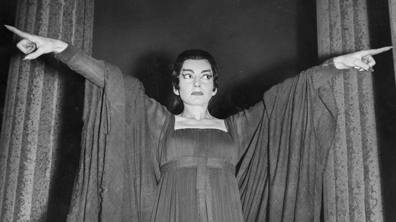Maria Callas on stage