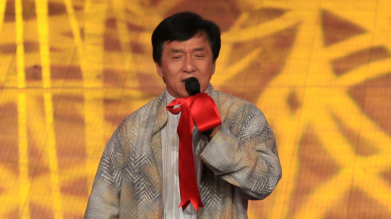 Jackie Chan singing