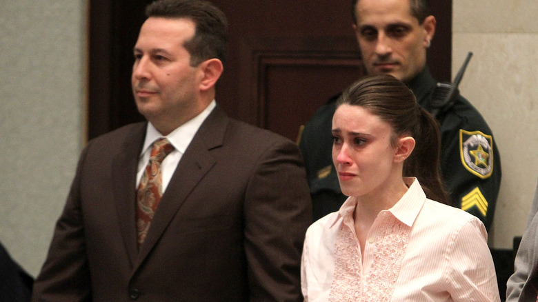 Casey Anthony and her lawyer