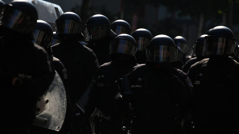 Riot police