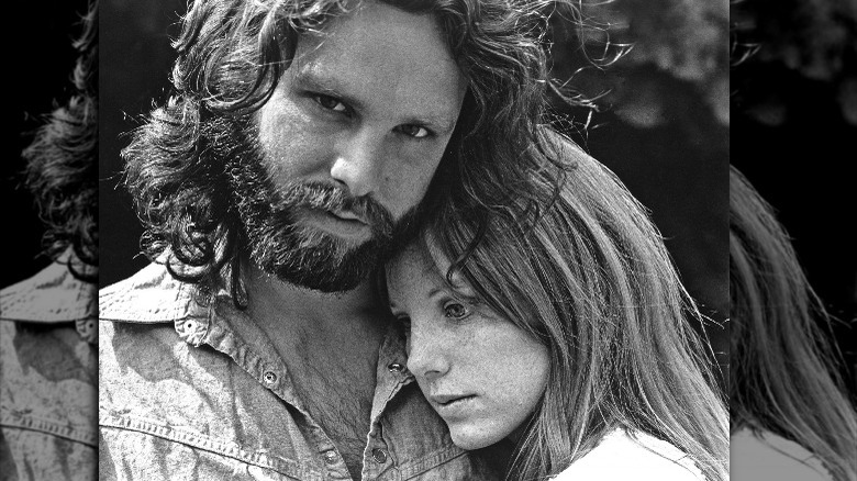 Jim Morrison and Pamela Courson 