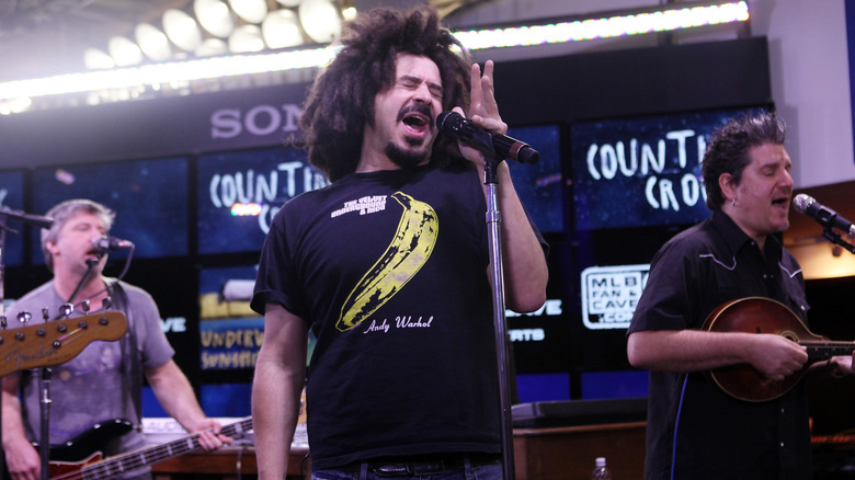Adam Duritz and Counting Crows performing